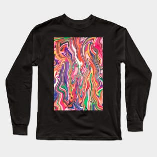 Psychedelic Pastels Long Sleeve T-Shirt